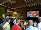 Une halle bien remplie pendant les prolongations. Au final, l'Allemagne s'est inclinée face au futur champion d'Europe.